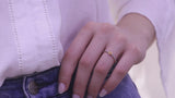14k 18k Gold Heart With Turquoise / Handmade Gold Turquoise Ring