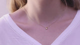 14K Gold Thick Star Necklace / Handmade Gold Star Necklace