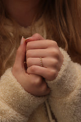 14k & 18k Handmade Gold Crown Diamond Ring