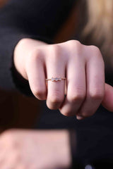 Hand-made Baguette Diamond Ring / Baguette Diamond Ring