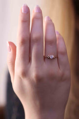 Wedding Diamond Band / Solitaire Diamond Ring