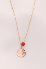 14k Gold Pomegranate Necklace / Handmade Pomegranate Necklace