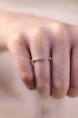 4 Stone Diamond Wedding Ring