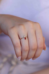 14k Genuine Ruby Ring / Natural Ruby Ring / July Birthstone