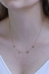 Gold Initial Name Necklace / Handmade Letter Name Necklace